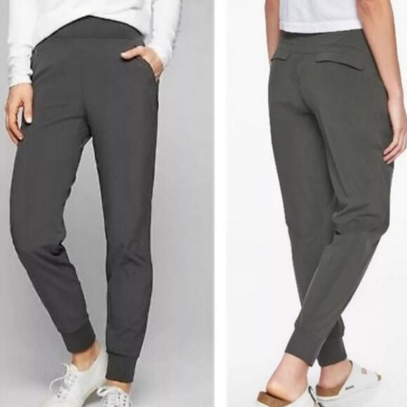 Athleta Pants - Athleta Soho Jogger Pants Women’s Black 0 Petite Casual Comfort Athletic